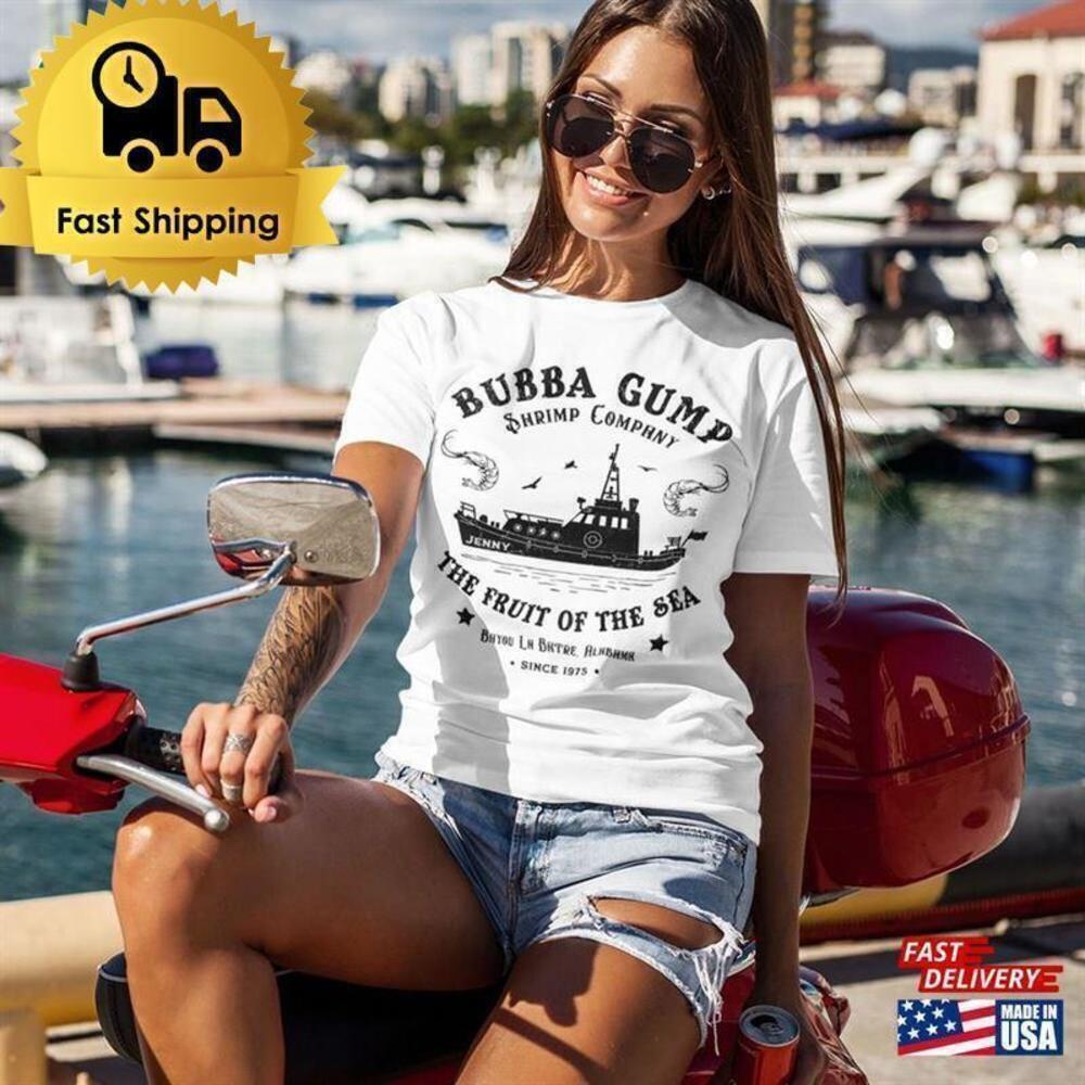 Bubba Gump Shrimp Company Retro Movie Quote Fan T-Shirt